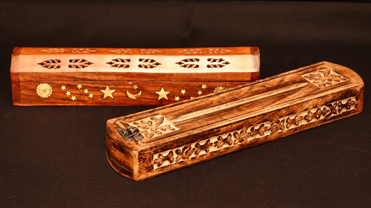 Hand-Carved Incense Box